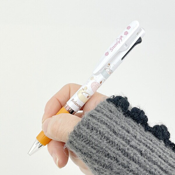 スヌーピー おひるね 3色ボールペン 日本製 文具 SNOOPY