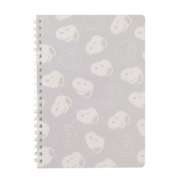 スヌーピー A5リングノート(フェイス) 文具 日本製 SNOOPY