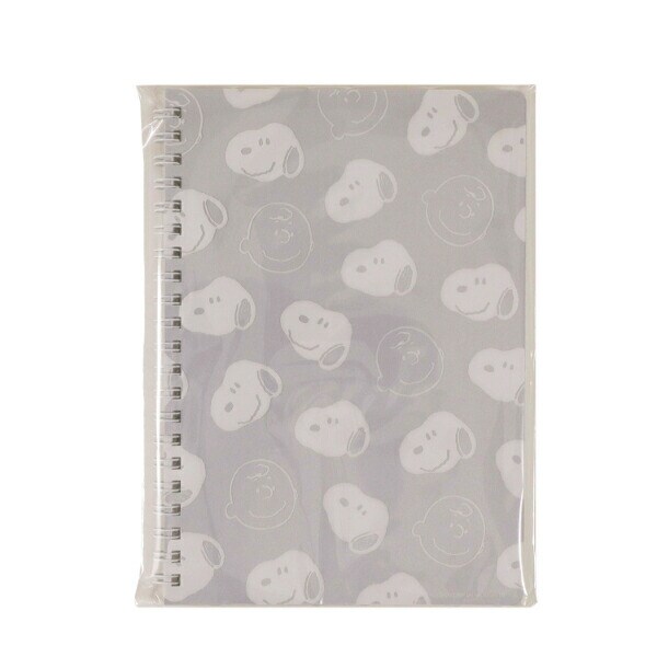 スヌーピー A5リングノート(フェイス) 文具 日本製 SNOOPY