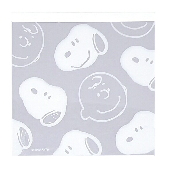 スヌーピー スクエアメモ(フェイス) 文具 日本製 SNOOPY