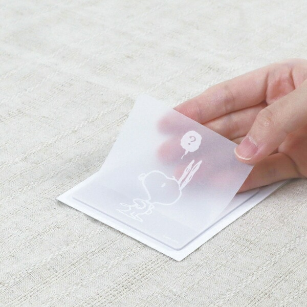 スヌーピー トレーシングペーパー付箋(ビックリ) 文具 日本製 SNOOPY