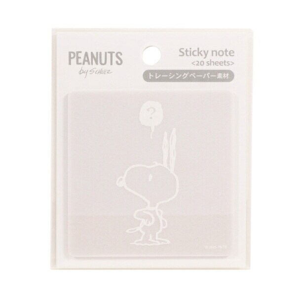 スヌーピー トレーシングペーパー付箋(ビックリ) 文具 日本製 SNOOPY