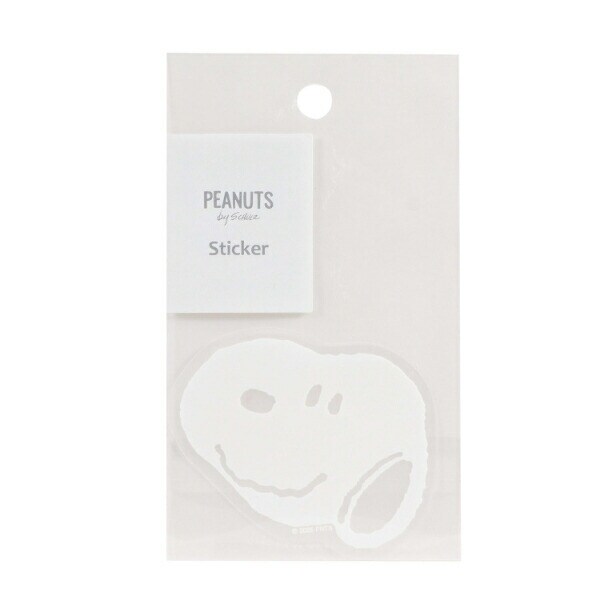 スヌーピー ステッカー(フェイス) 文具 日本製 SNOOPY