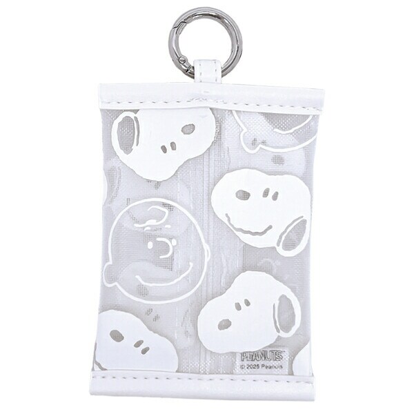 スヌーピー カラビナ付きポーチ(フェイス) SNOOPY