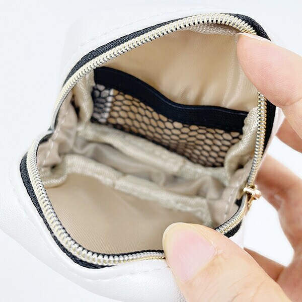 スヌーピー PEANUTS 75th ミニポーチ (ホワイト) SNOOPY