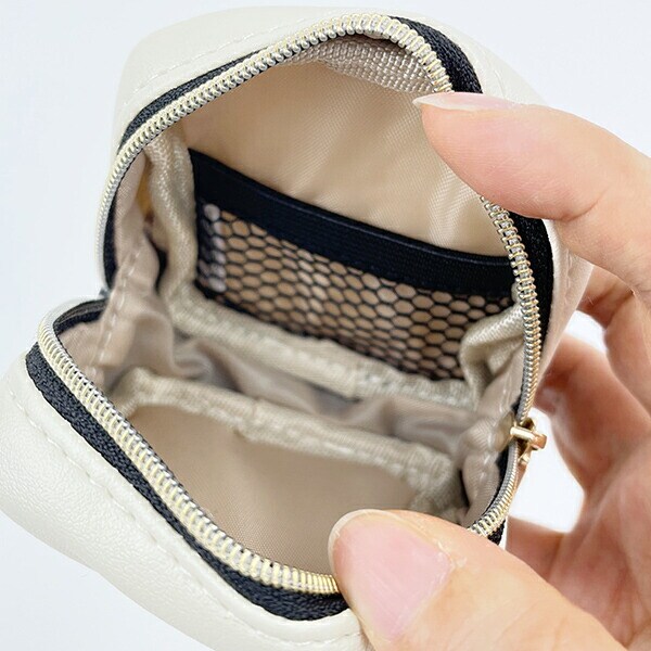 スヌーピー PEANUTS 75th ミニポーチ (ベージュ) SNOOPY