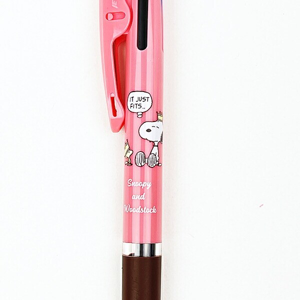スヌーピー 王冠 3色ボールペン 文具 日本製 SNOOPY