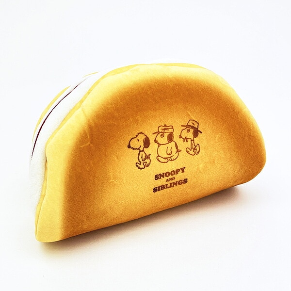 スヌーピー クリームサンドポーチ アールグレイ SNOOPY
