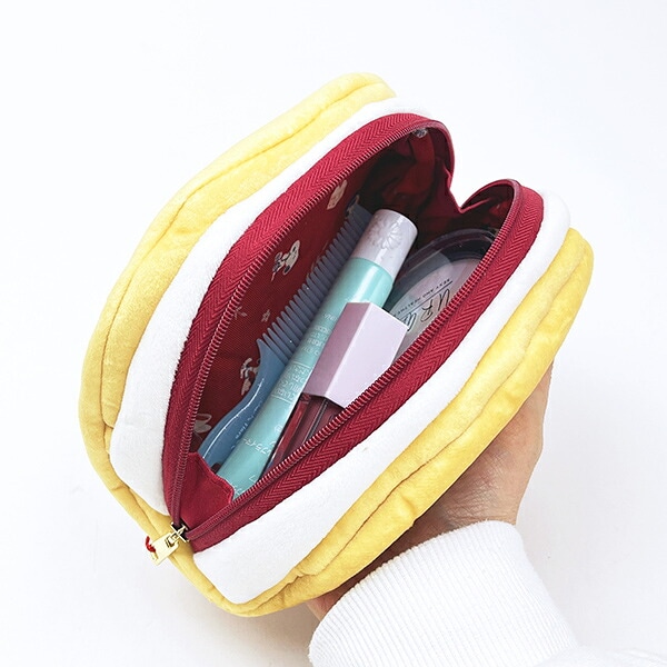 スヌーピー クリームサンドポーチ アールグレイ SNOOPY