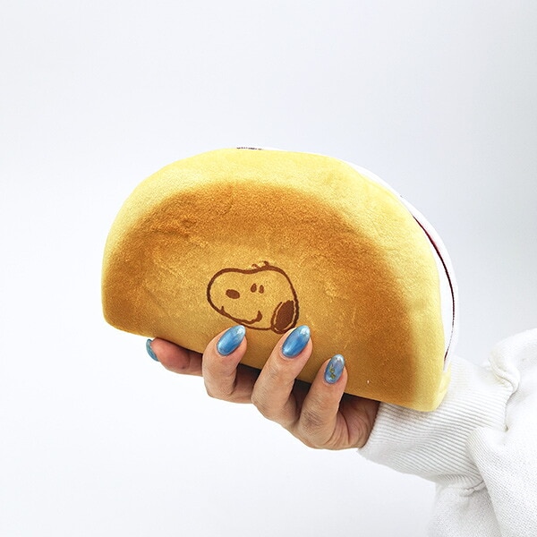 スヌーピー クリームサンドポーチ アールグレイ SNOOPY