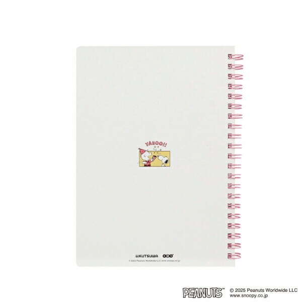 スヌーピー セレブレーション A5リングノート 文具 PEANUTS 75th 日本製 SNOOPY
