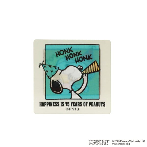 スヌーピー セレブレーション(A) チェンジングステッカー シール 文具 PEANUTS 75th SNOOPY