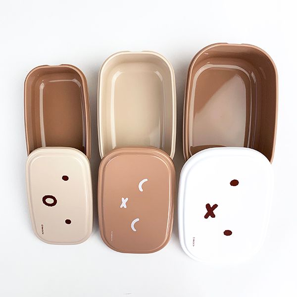 ミッフィー miffy シールBOX（3点セット） フェイスシリーズ ランチ 日本製