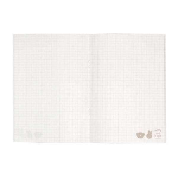 ミッフィー miffy A5ノート miffyandboris ミッフィー&ボリス  ベージュ  日本製