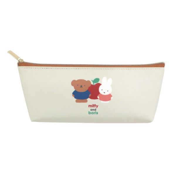 ミッフィー miffy ペンケース miffyandboris ミッフィー&ボリス  ベージュ