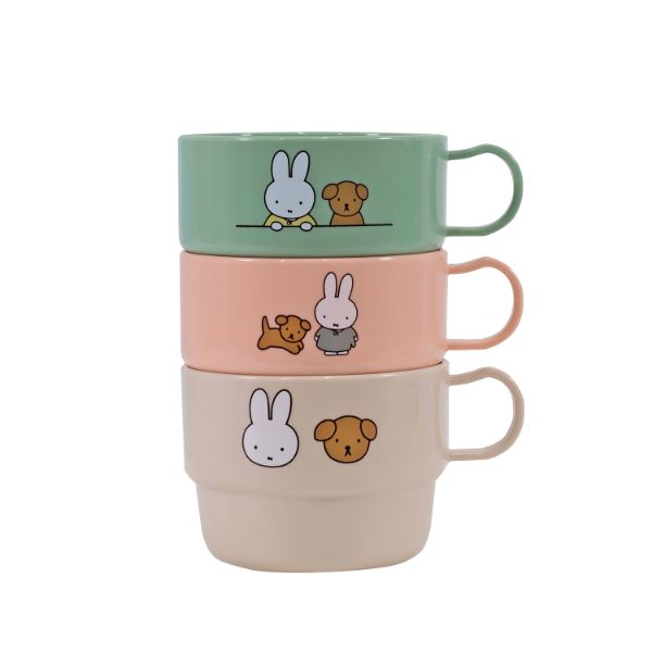 ミッフィー＆スナッフィー プラコップ（3コセット） ランチ miffy and snuffy 23AW 日本製