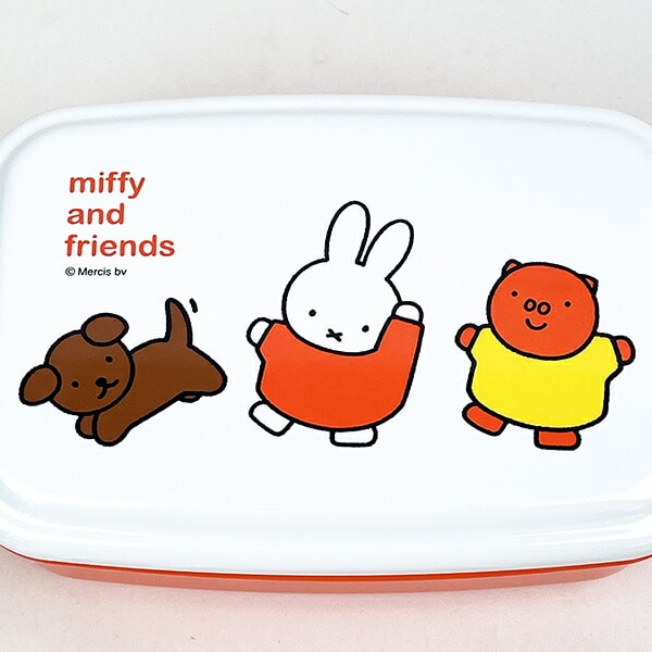ミッフィー miffy 角型密封弁当箱 miffy and friends ランチ 日本製