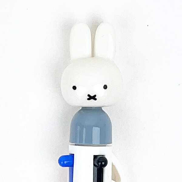 ミッフィー miffy & ANIMALS 3色ボールペン (ブルー) 文具  日本製