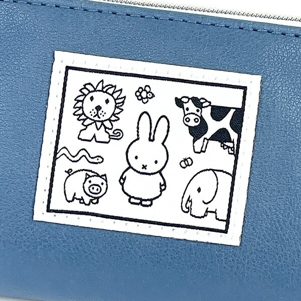 ミッフィー MIFFY & ANIMALS ペンケース (ブルー) 文具 筆箱