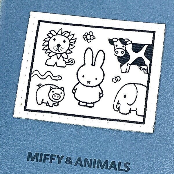 ミッフィー MIFFY & ANIMALS カードケース (ブルー) パスケース