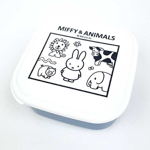 ミッフィー MIFFY & ANIMALS シールBOX（3コセット） 弁当箱 ランチ  日本製