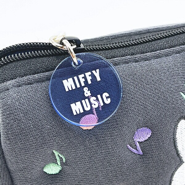 ミッフィー miffy ポーチ (ブラック) MIFFY＆MUSICシリーズ