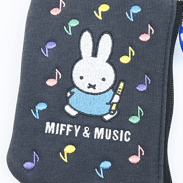 ミッフィー miffy パスケース (ブラック) MIFFY＆MUSICシリーズ