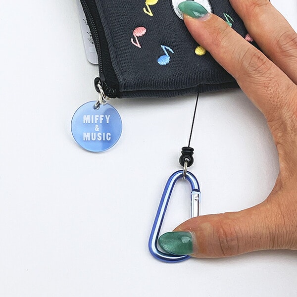 ミッフィー miffy パスケース (ブラック) MIFFY＆MUSICシリーズ