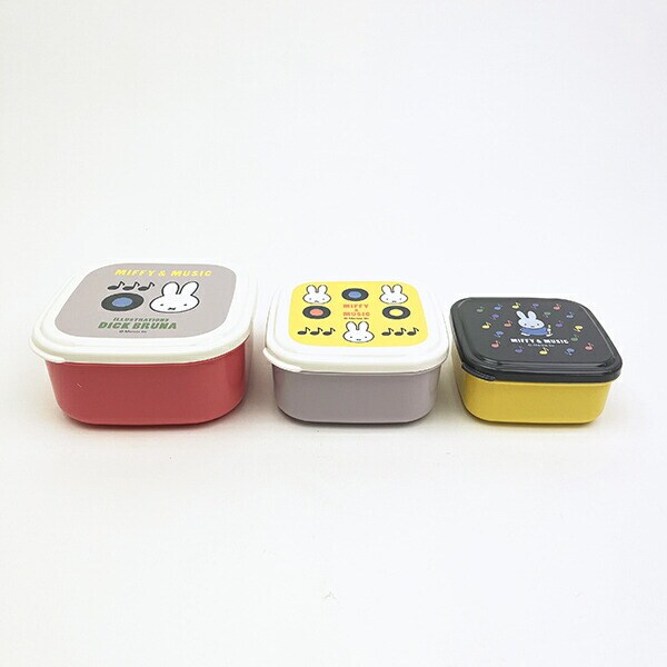 ミッフィー miffy ミュージック シールBOX（3コセット） ランチ 日本製 MIFFY＆MUSICシリーズ
