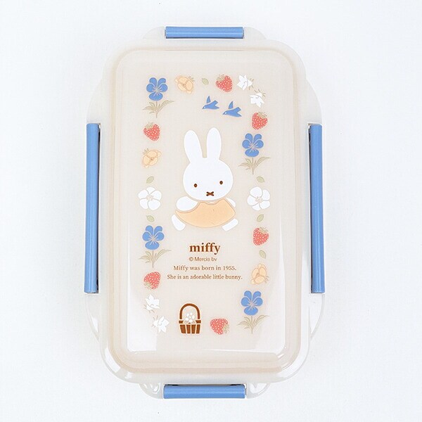 ミッフィー miffy 密封4点留め一段弁当箱 ランチ 日本製