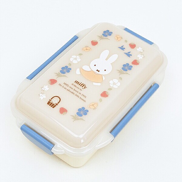 ミッフィー miffy 密封4点留め一段弁当箱 ランチ 日本製