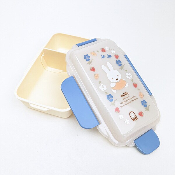 ミッフィー miffy 密封4点留め一段弁当箱 ランチ 日本製