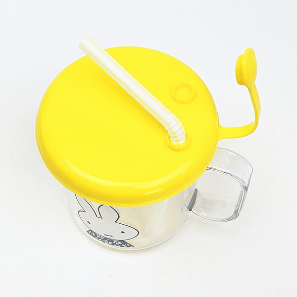 ミッフィー miffy ストロー付きコップ おはな ランチ