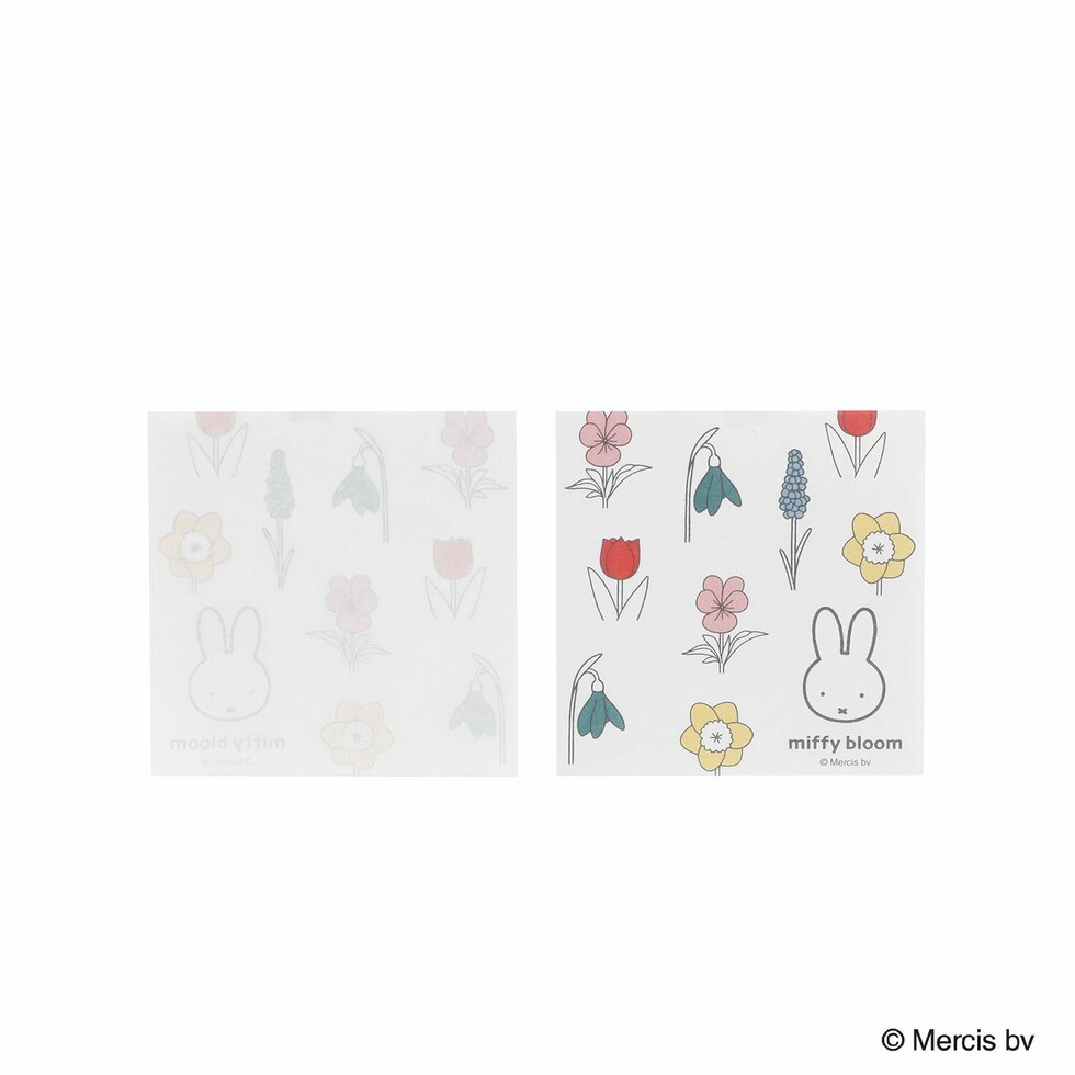 ミッフィー miffy スクエアメモ ホワイト 文具 日本製 ミッフィーブルーム