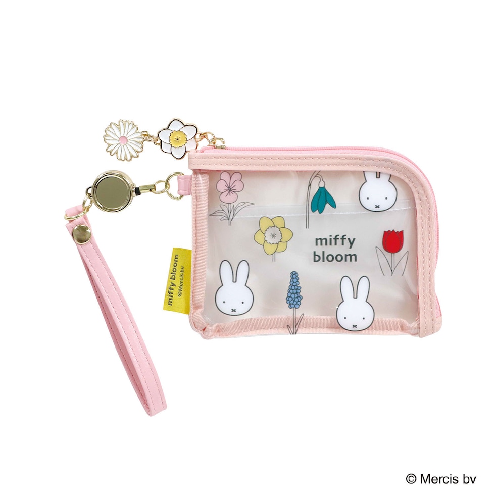 ミッフィー miffy パスケース ホワイト ミッフィーブルーム