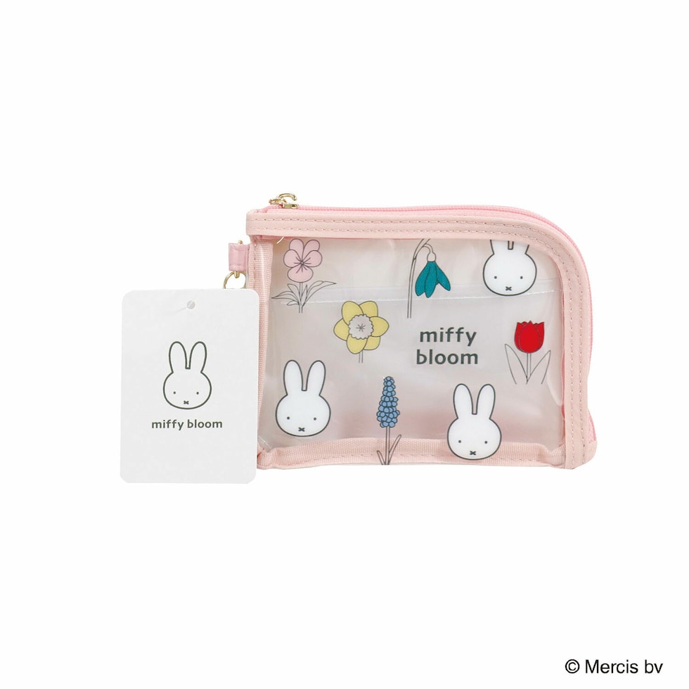 ミッフィー miffy パスケース ホワイト ミッフィーブルーム