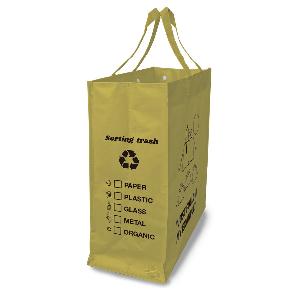 スヌーピー ガービッジ トートバッグ ゴミ箱 アウトドア マスタード SNOOPY