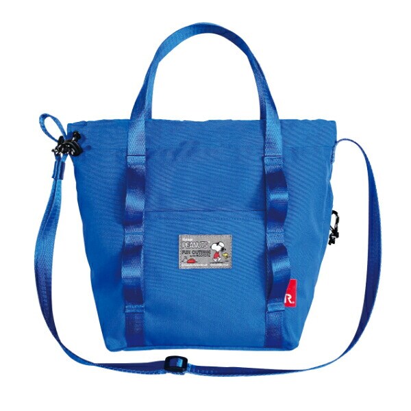 スヌーピー IP.デリ.PEANUTS-8K ランチ トート ショルダー バッグ ブルー  ルートート