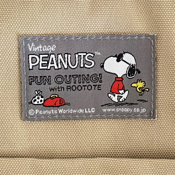 スヌーピー IP.デリ.PEANUTS-8K ランチ トート ショルダー バッグ ブルー  ルートート