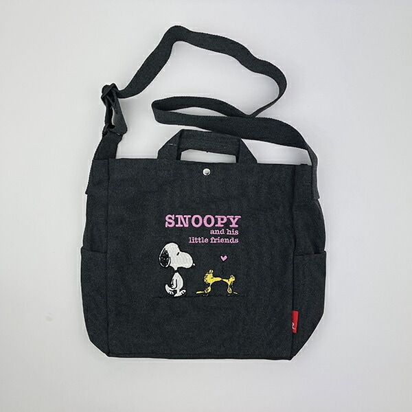 スヌーピー ショルダーバッグ グレー ROOTOTE(ルートート) SNOOPY