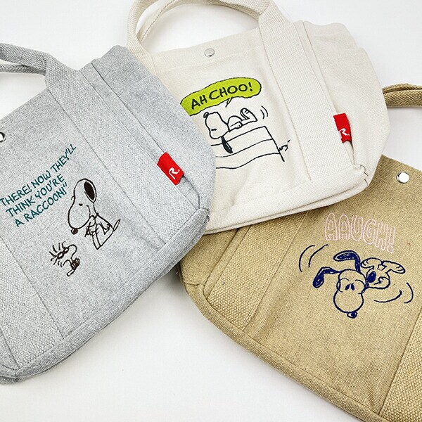 スヌーピー バッグ ベージュ ROOTOTE(ルートート) SNOOPY