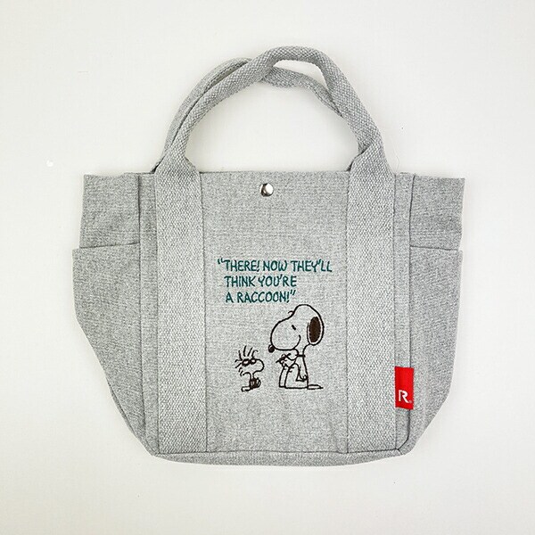 スヌーピー バッグ グレー ROOTOTE(ルートート) SNOOPY