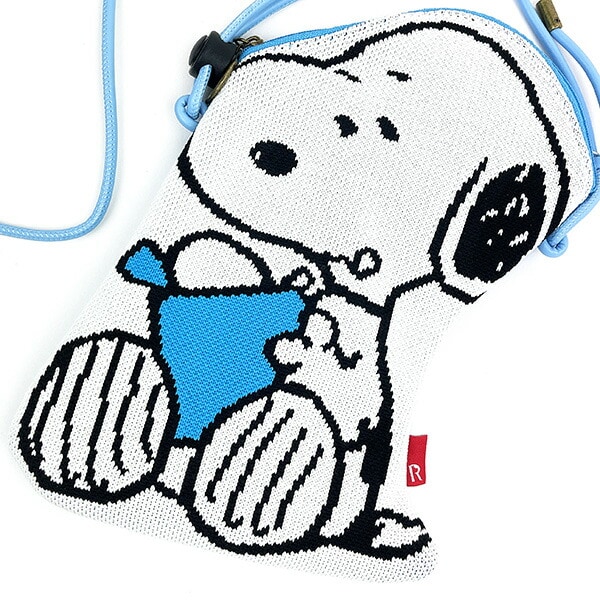 スヌーピー ピローニットショルダーバッグ スナック SNOOPY