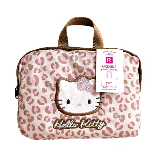 サンリオ ハローキティ パッカブル トートバッグ Lサイズ (Hello Kitty) 折り畳み  Sanrio