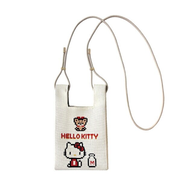 サンリオ ハローキティ ニットミニショルダーバッグ (Hello Kitty)  Sanrio
