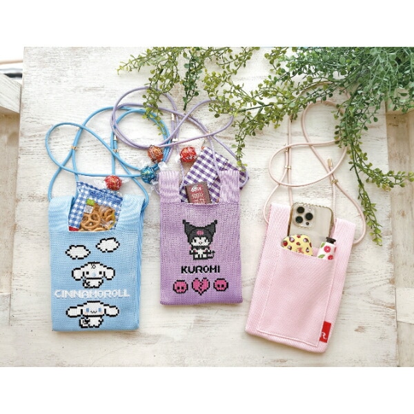 サンリオ マイメロディ ニットミニショルダーバッグ  Sanrio