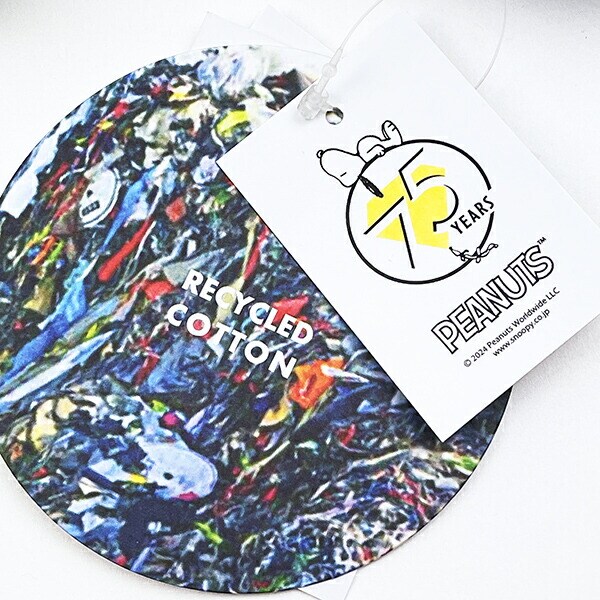 スヌーピー PEANUTS 75th デニム ミニトートバッグ ネイビー ROOTOTE（ルートート）コラボ SNOOPY