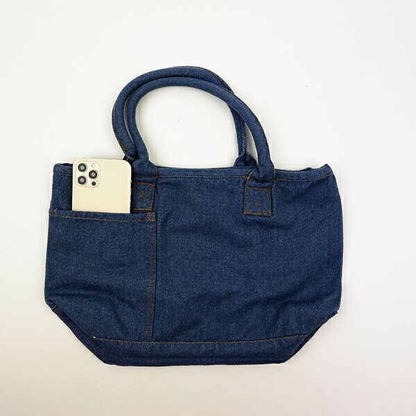 スヌーピー PEANUTS 75th デニム ミニトートバッグ ライトブルー ROOTOTE（ルートート）コラボ SNOOPY