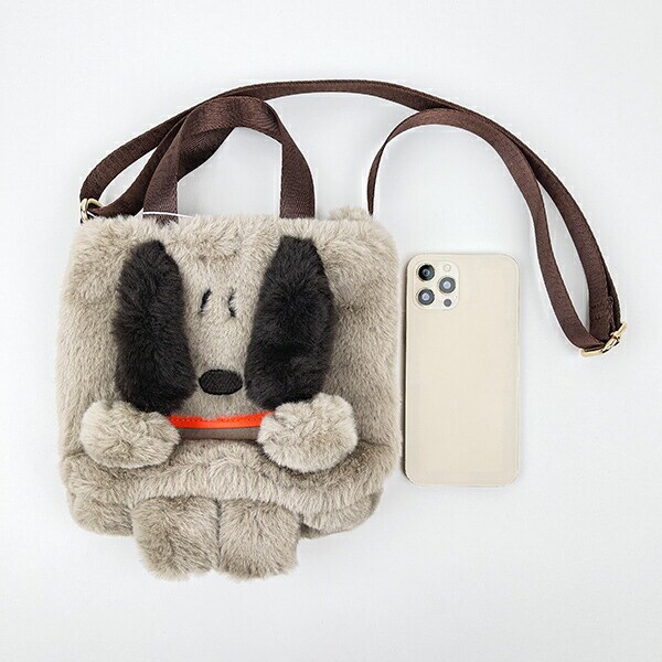 スヌーピー クリプティッド 2WAY ショルダーミニトートバッグ ベージュ  SNOOPY