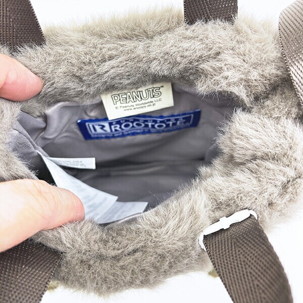 スヌーピー 2WAYショルダートートバッグ (モカ) ROOTOTE ルートート SNOOPY